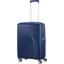 American Tourister Soundbox Spinner 67cm 67x46.5x29cm Maleta Mediana 4 Ruedas Azul Marino